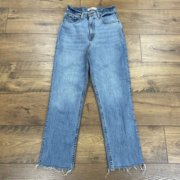 Abercrombie & Fitch Denim - Abercrombie & Fitch Jeans Women 26 90s Straight Ultra High Rise Curve Love Denim